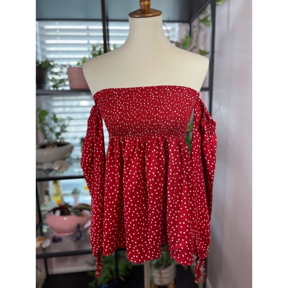 Off the Shoulder Babydoll top